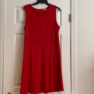 Red fit and flare dress.  Xtra Large